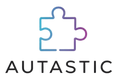 Autastic logo with a colorful puzzle piece on a white background